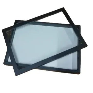 Glazen Displaybox met Houten Frame – 39 × 27,5 × 6 cm