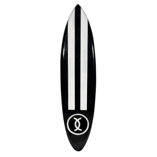 Black & White - Surfplank Surfboard - Decoratie - 100 cm