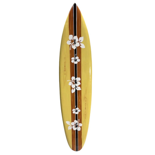 Surfplank Flowers - Surfboard - Decoratie - 150 cm