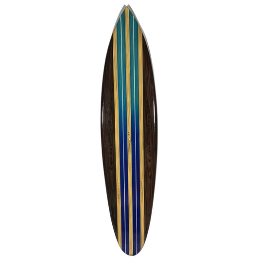 Surfplank Emerald Blue 2 - Surfboard - Decoratie - 150 cm