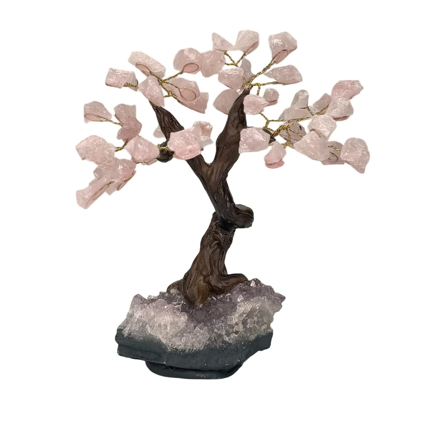 Rozenkwarts edelsteen boom