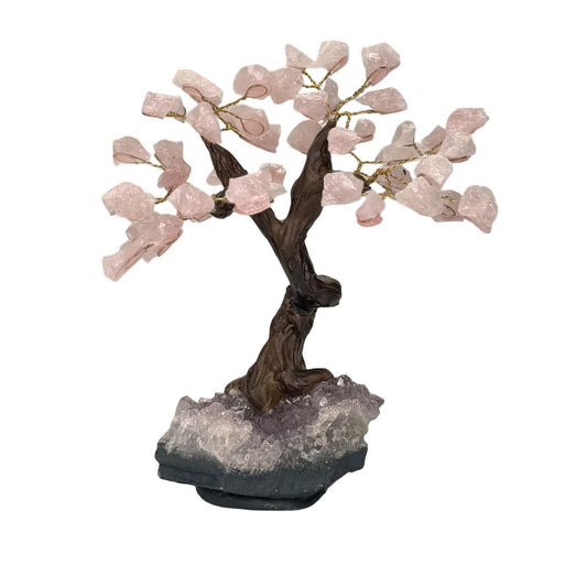 Rozenkwarts edelsteen boom