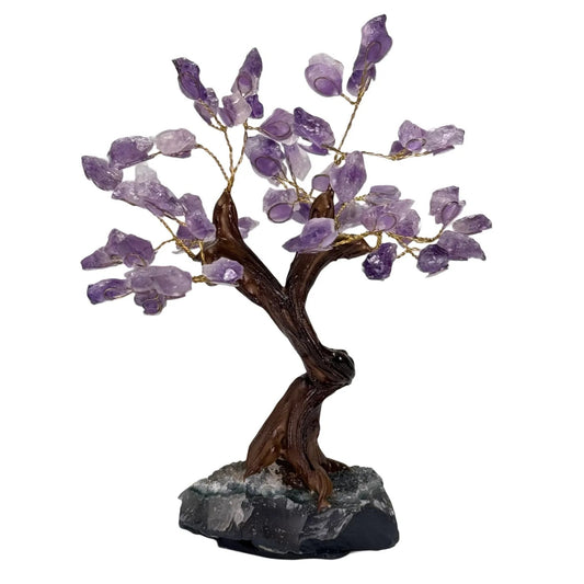 Amethist edelsteen boom