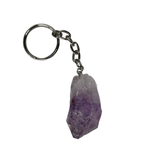 Edelsteen sleutelhanger diverse steensoorten