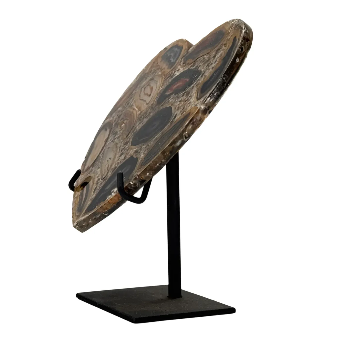 Hart agaat in resin op standaard