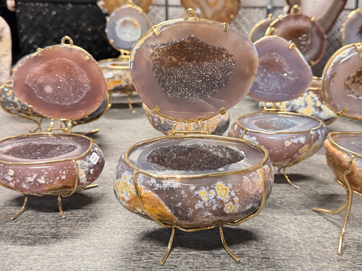 Agaat druzy jewel box