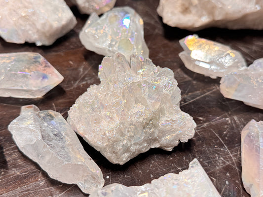 Aura bergkristal cluster