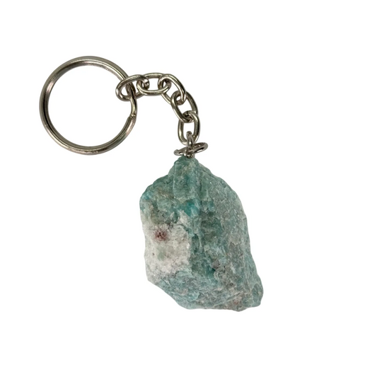 Edelsteen sleutelhanger diverse steensoorten