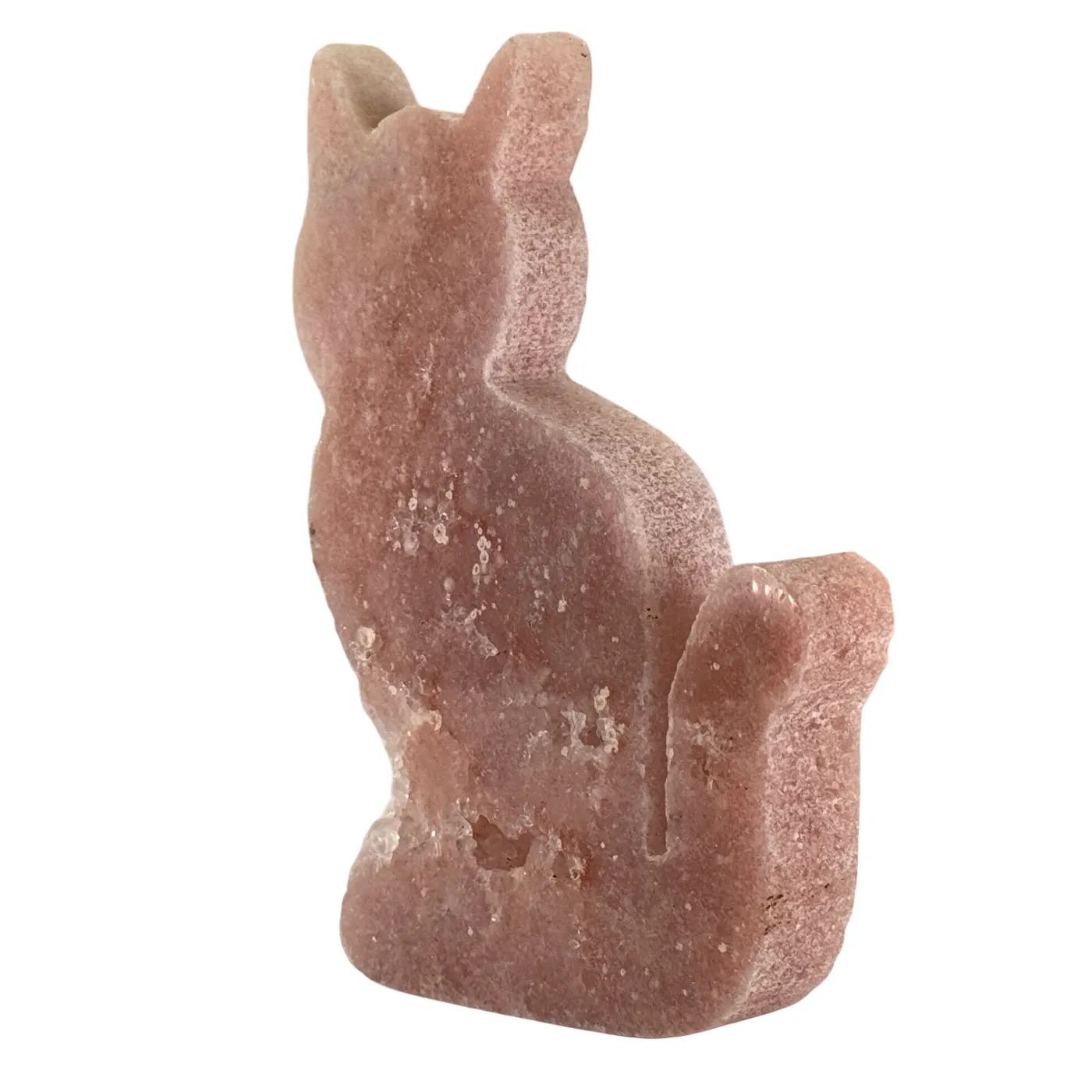 Roze amethist poes figuur