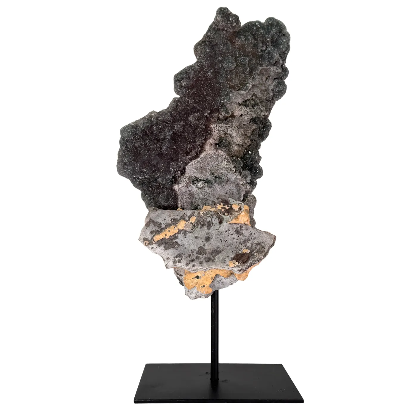 Amethist Flower op Metalen Standaard – uit Brazilië