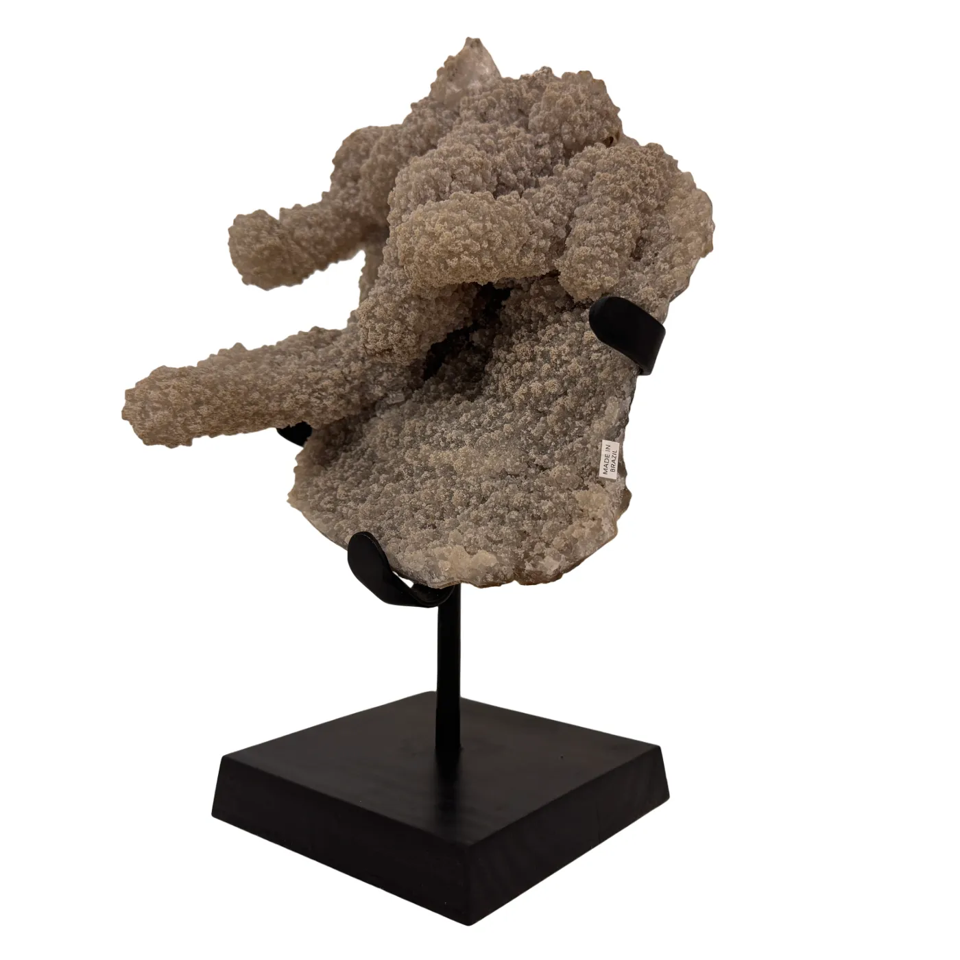 Stalactiet op houten standaard