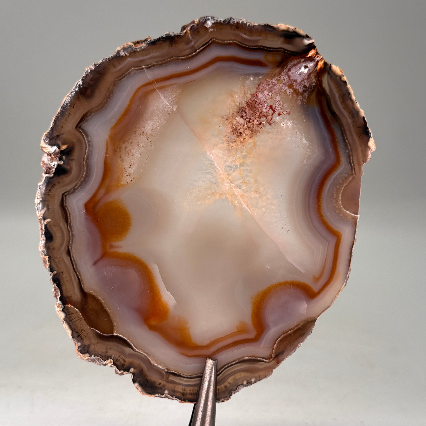 Agaat schijf naturel