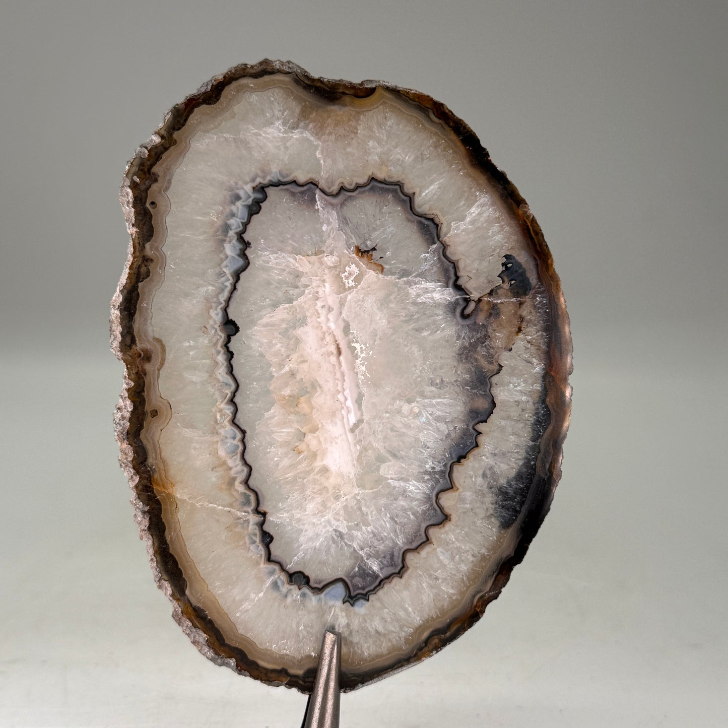 Agaat schijf naturel