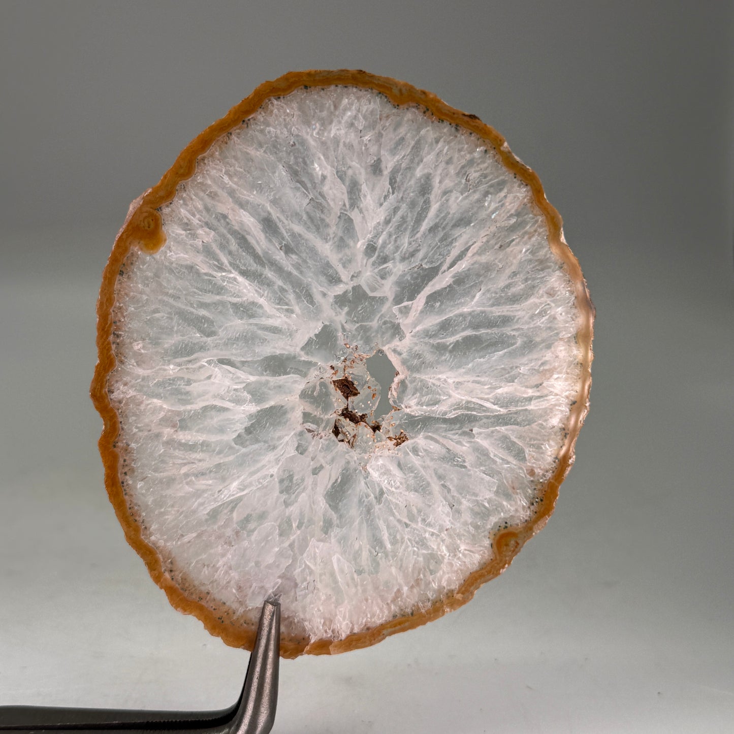 Agaat schijf naturel