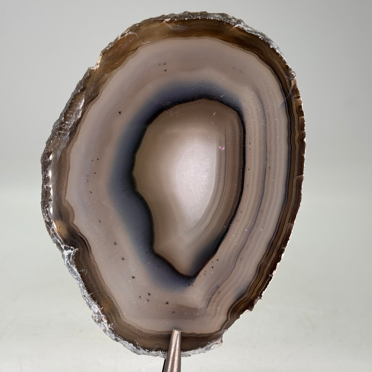 Agaat schijf naturel