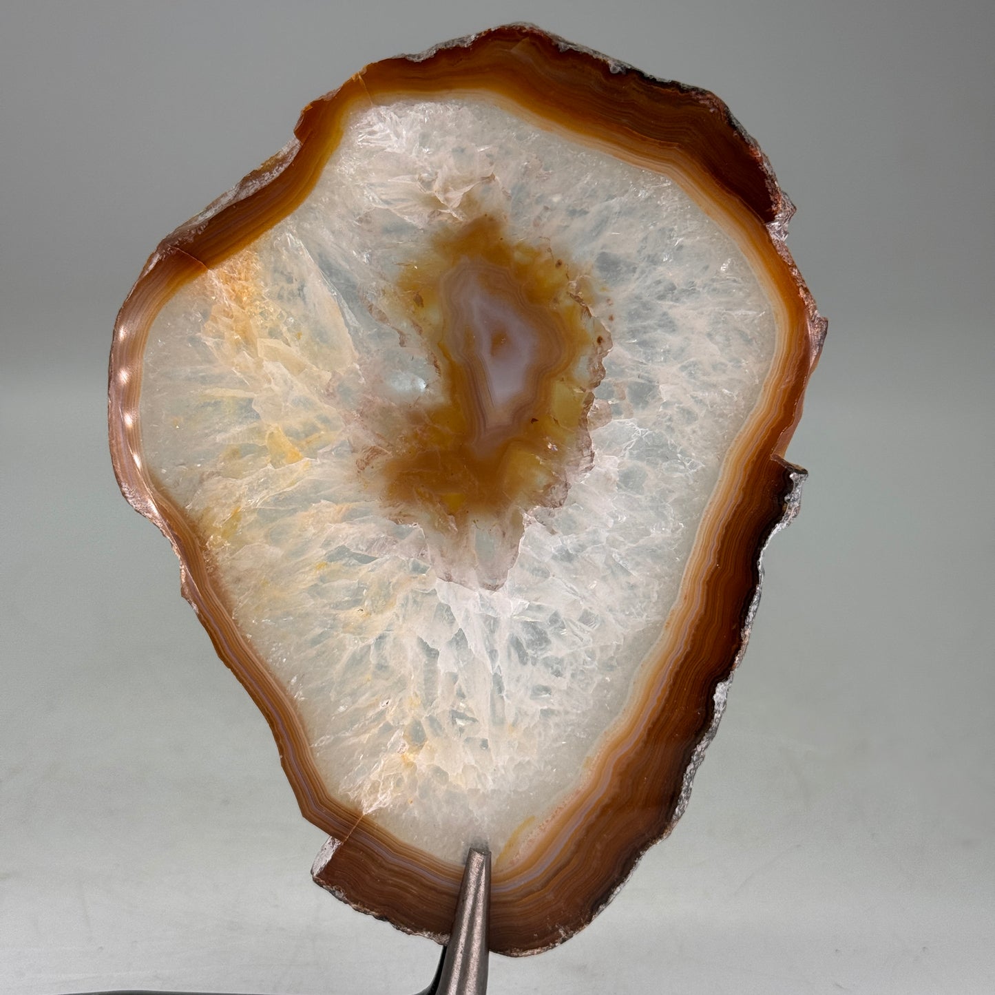 Agaat schijf naturel