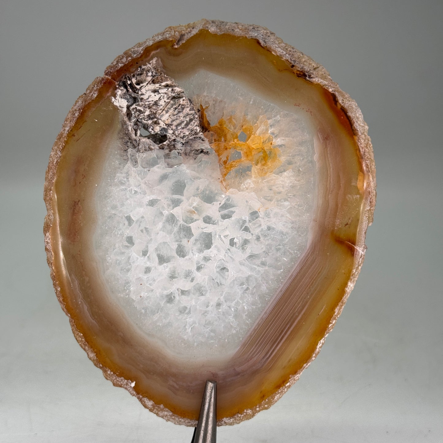 Agaat schijf naturel