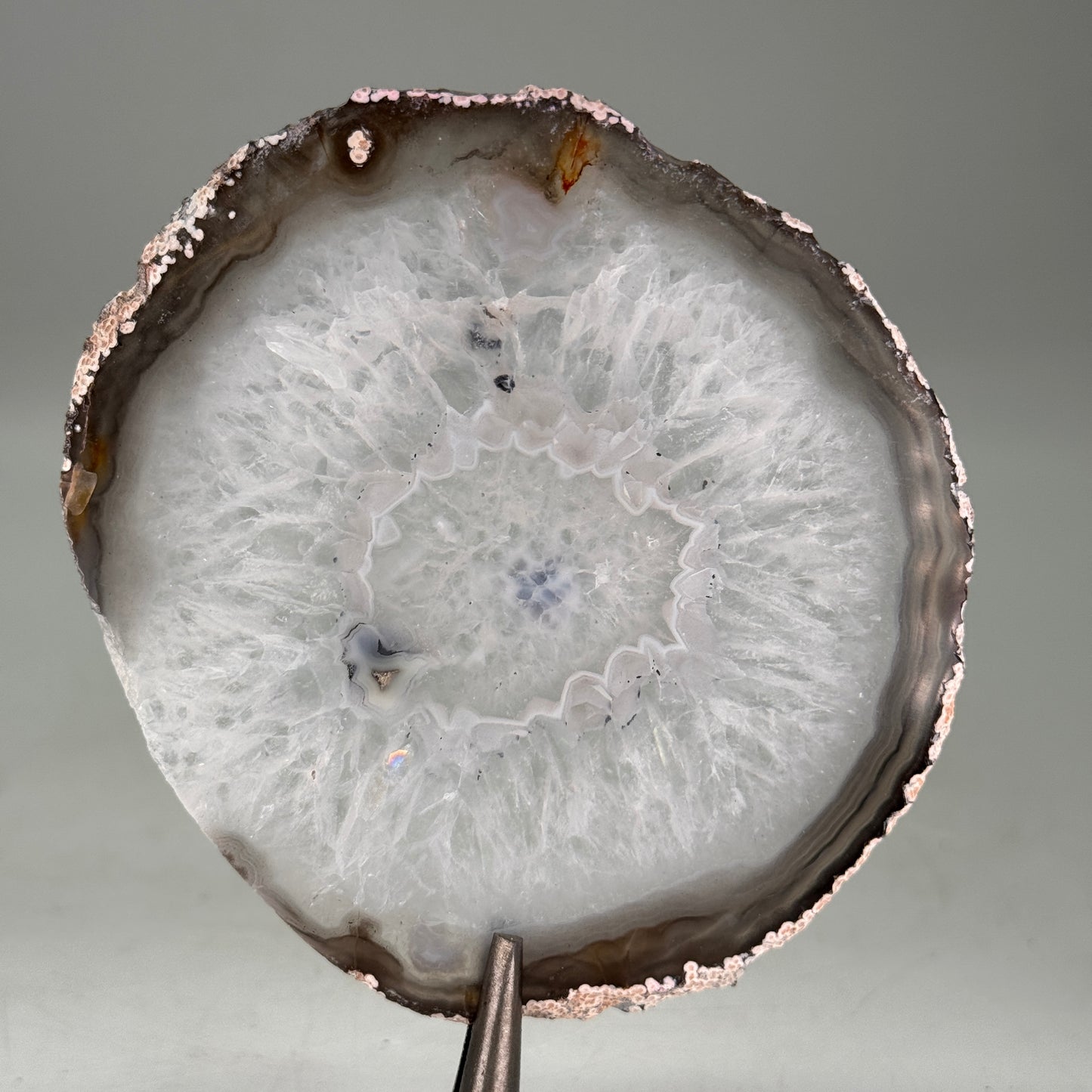 Agaat schijf naturel