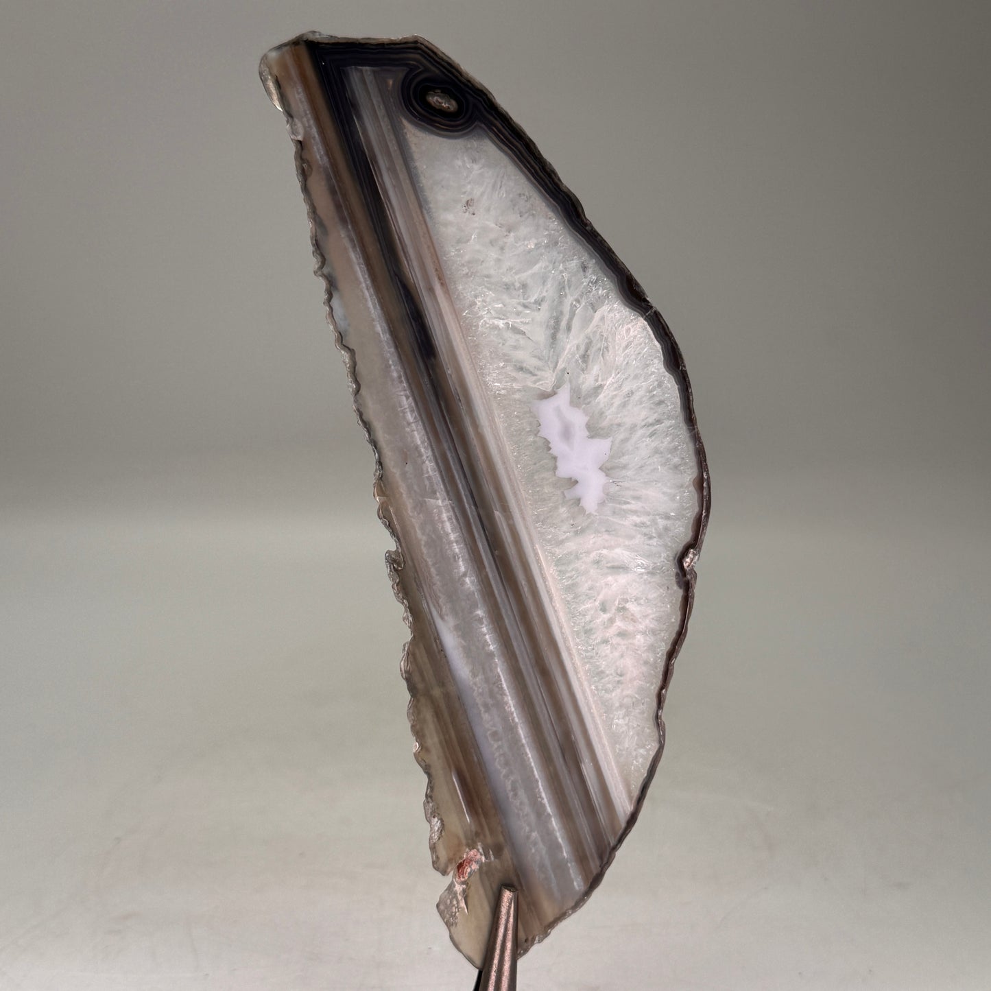 Agaat schijf naturel