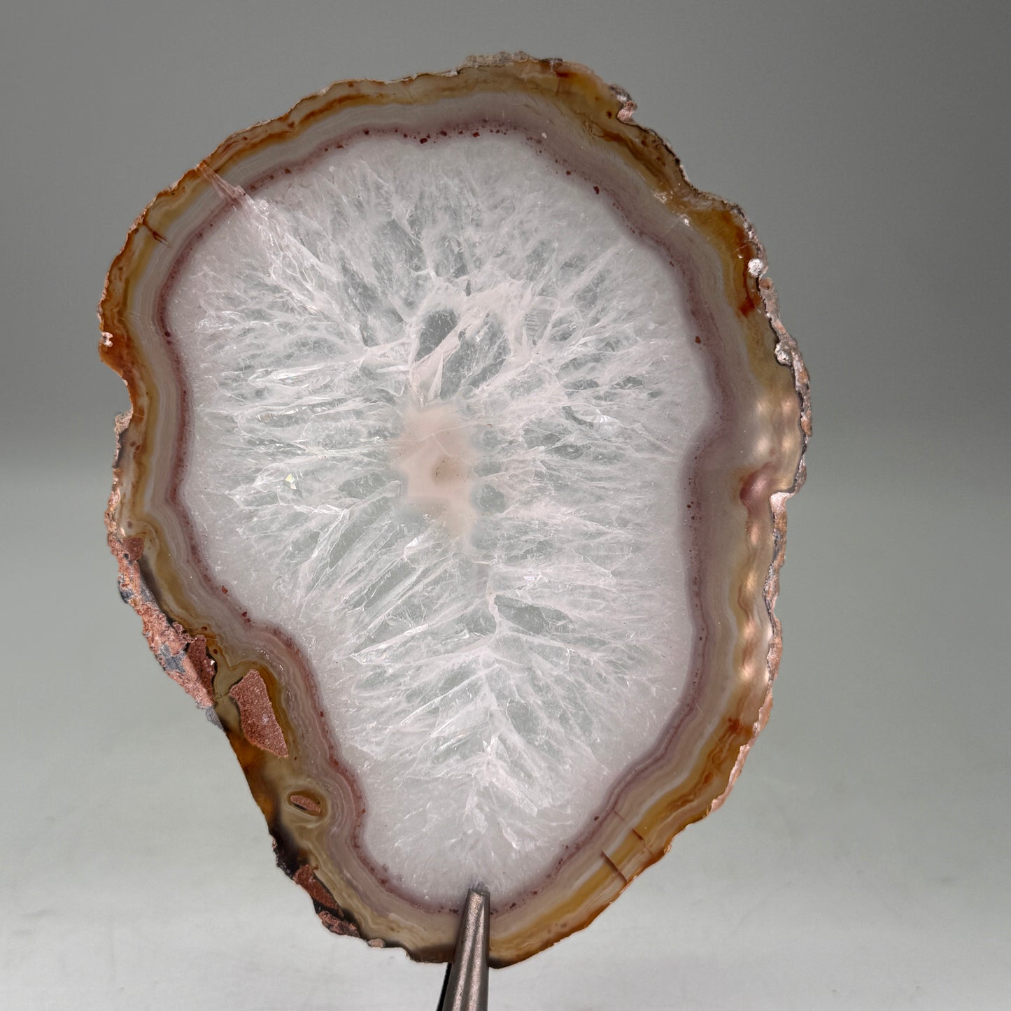 Agaat schijf naturel